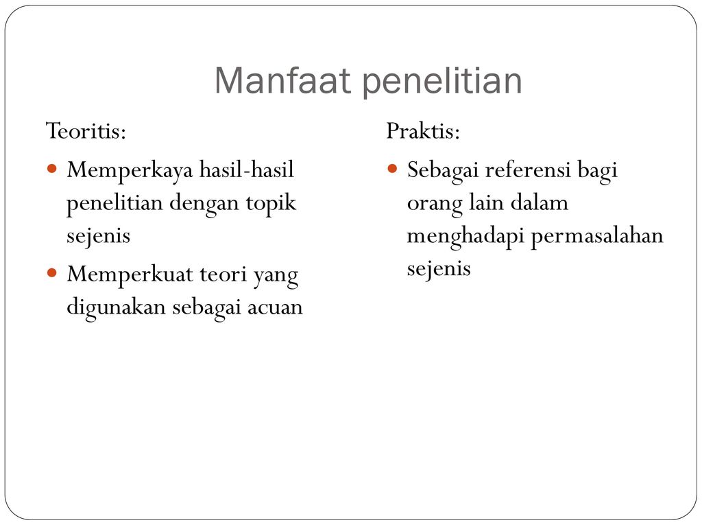 Manfaat Teoritis Dan Praktis Berbagi Informasi